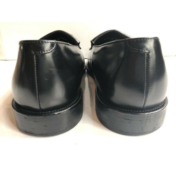 Bostonian Black Size 10W Kiltie Tassel Leather - Picture 3 of 8